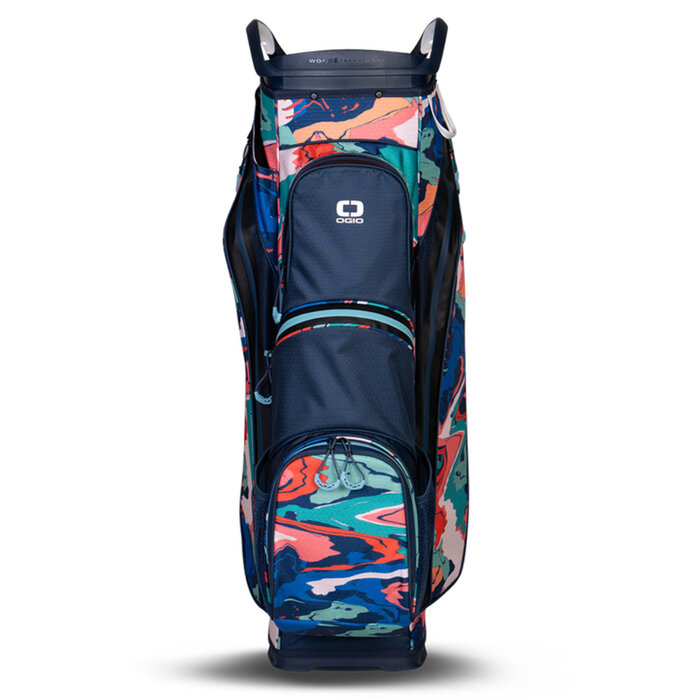 Ogio OGIO All Elements Silencer Waterproof Cartbag 2026 - Blauw Groen Oranje