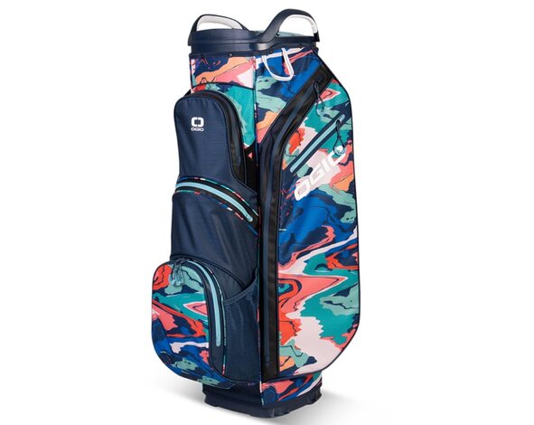 Ogio OGIO All Elements Silencer Waterproof Cartbag 2026 - Blauw Groen Oranje