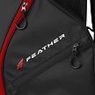 Wilson Wilson Feather Cart Bag 2026 - Black Grey Red