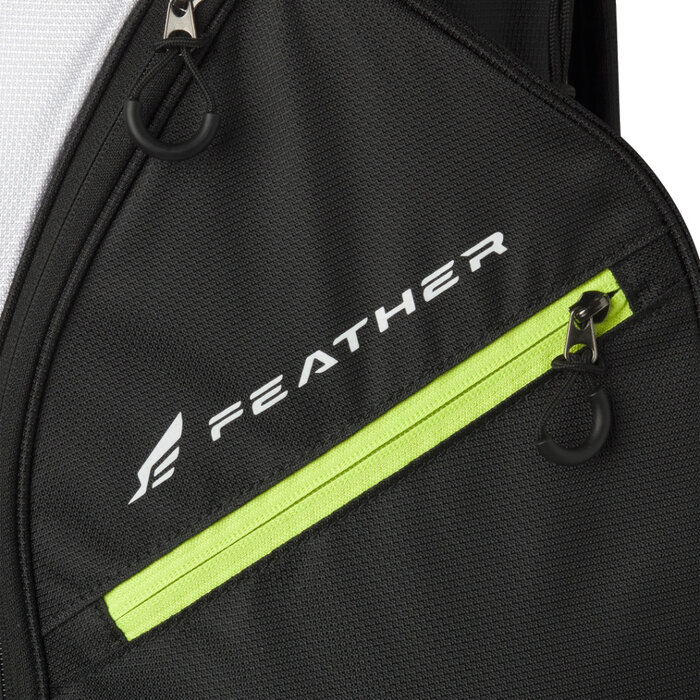 Wilson Wilson Feather Cartbag 2026 - Zwart Grijs Wit