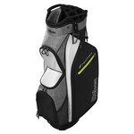 Wilson Feather Cartbag 2026 - Schwarz Grau Weiß