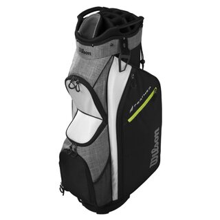 Wilson Wilson Feather Cartbag 2026 - Schwarz Grau Weiß