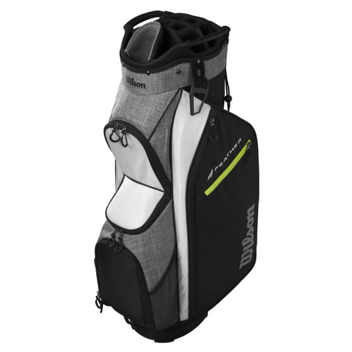 Wilson Wilson Feather Cart Bag 2026 - Black Grey White