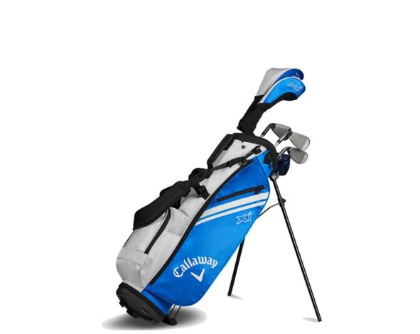 Callaway Callaway XJ2 Blue White 10-Piece Junior Golf Set | Stand Bag (Unisex 6-9 Years)