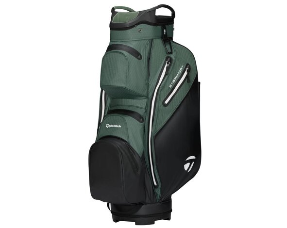 TaylorMade TaylorMade StormDry Waterproof Cart Bag 2026 - Black Dark Sage