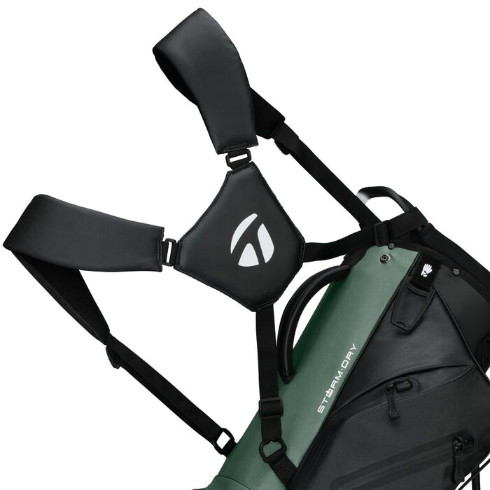 TaylorMade TaylorMade StormDry Waterproof Standbag 2026 - Zwart Groen