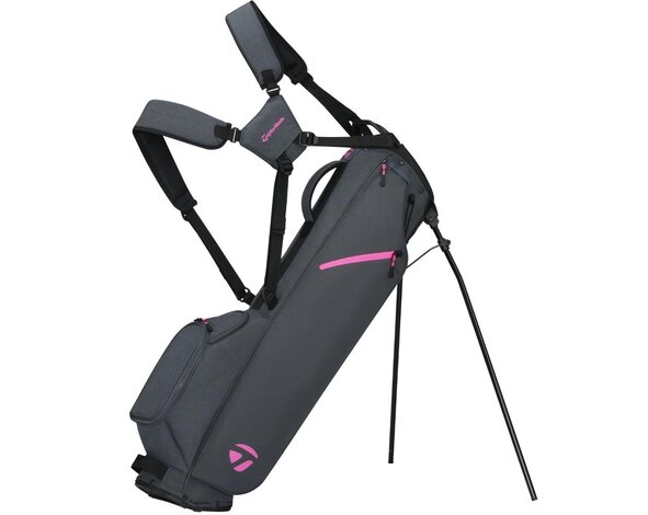 TaylorMade TaylorMade Flextech Carry Stand Bag 2026 - Grey Neon Pink