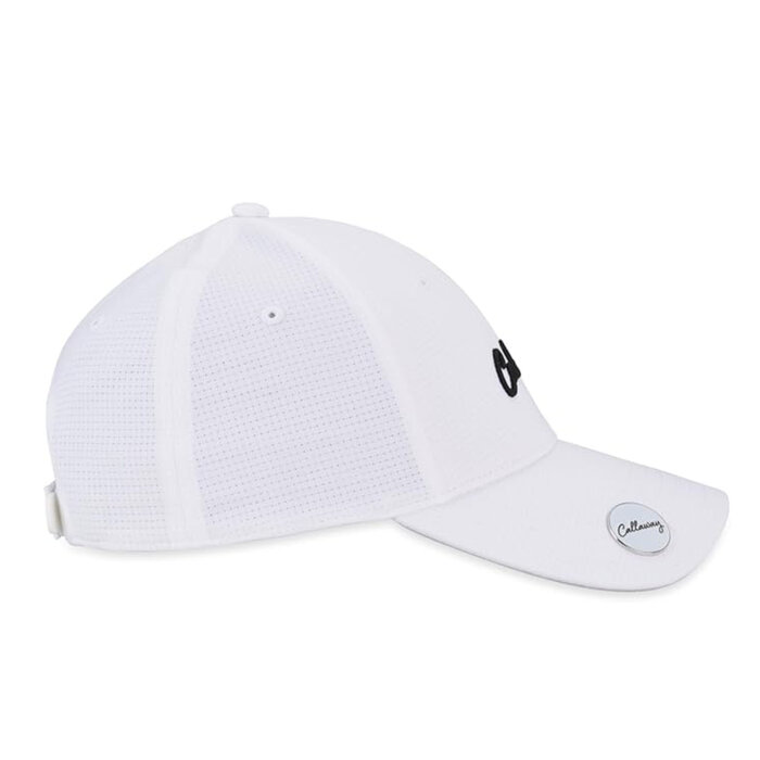 Callaway Callaway Stitch Magnet Ladies Golf Cap 2025 - White Black