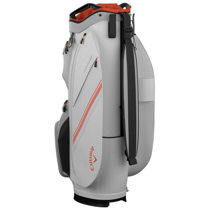 Callaway Callaway Chase 14 Cart Bag 2025 - White Silver Orange