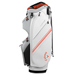 Callaway Callaway Chase 14 Cart Bag 2025 - White Silver Orange