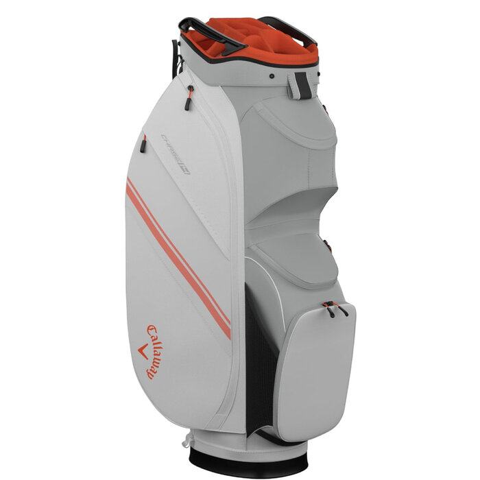 Callaway Callaway Chase 14 Cartbag 2025 - Weiß Grau Orange