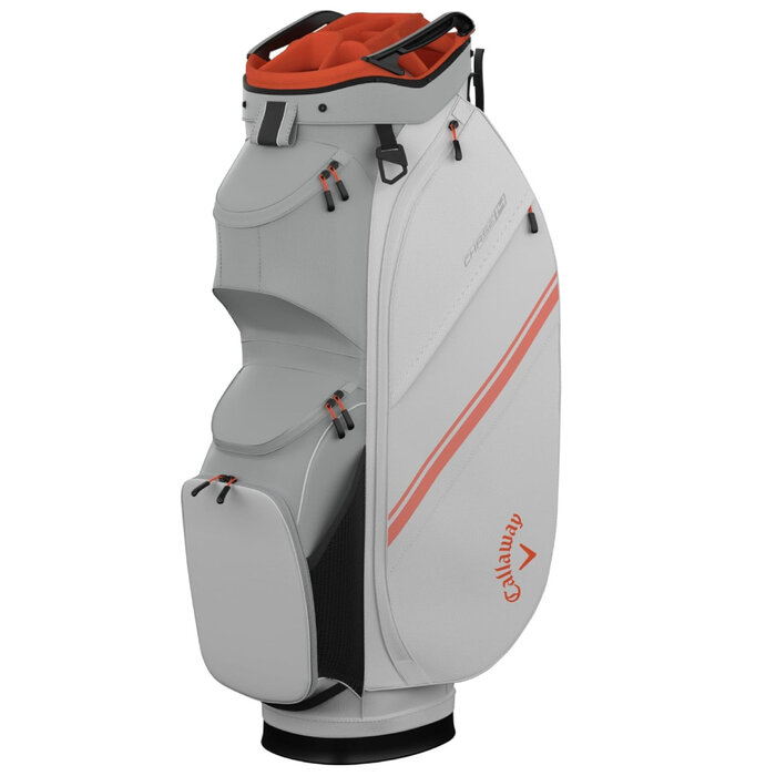 Callaway Callaway Chase 14 Cartbag 2025 - Weiß Grau Orange