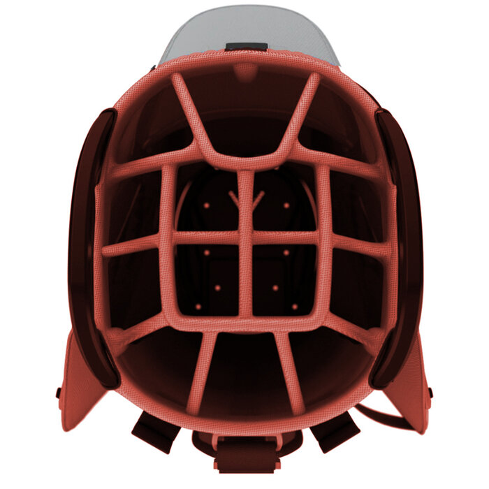 Callaway Callaway Chase 14 Cart Bag 2025 - White Silver Orange