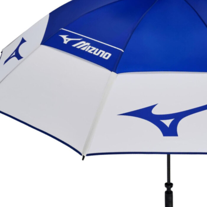 Mizuno Mizuno Tour-25 Twin Canopy 64 Inch Golfparaplu - Blauw Wit
