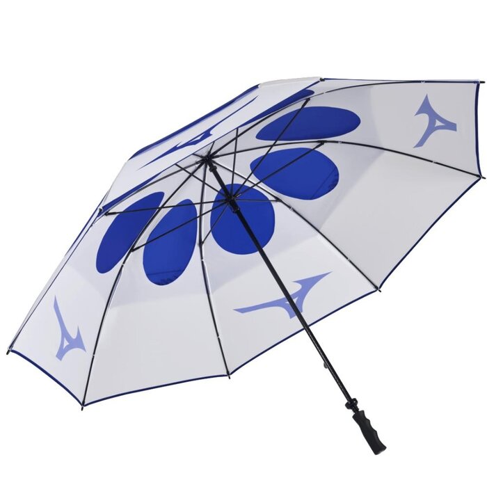 Mizuno Mizuno Tour-25 Twin Canopy 64 Inch Golfparaplu - Blauw Wit
