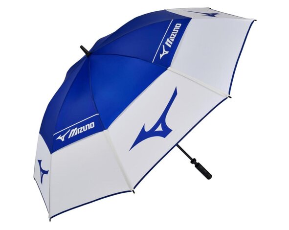 Mizuno Mizuno Tour-25 Twin Canopy 64 Inch Golfparaplu - Blauw Wit