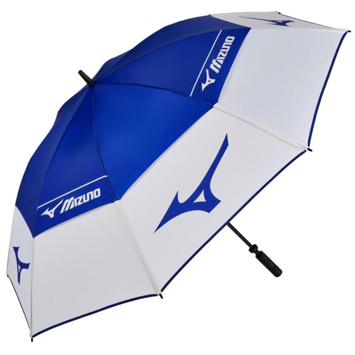 Mizuno Mizuno Tour-25 Twin Canopy 64 Inch Golfparaplu - Blauw Wit