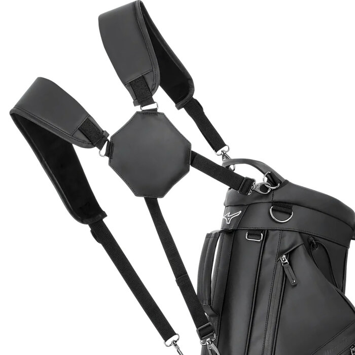 Mizuno Mizuno Pro Bolsa de golf trípode 2025 - Negro