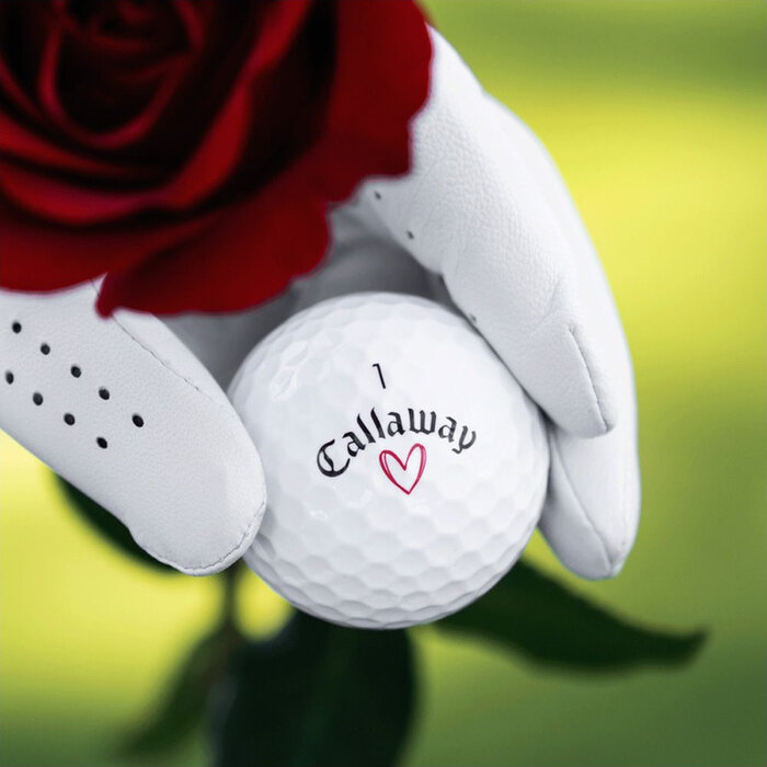 Callaway Callaway SuperSoft 2025 Valentine Golf Balls - White - 12-Pack