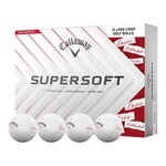 Callaway SuperSoft 2025 Valentinstag Golfbälle - Weiß - 12 Stück