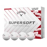 Callaway SuperSoft 2025 Valentine Golf Balls - White - 12-Pack