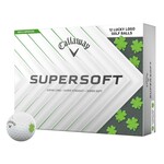 Callaway SuperSoft 2025 Bolas de golf Lucky - Blanco - 12 Unidades