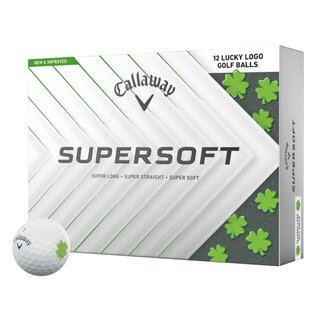 Callaway Callaway SuperSoft 2025 Lucky Golfballen - Wit - 12 Stuks