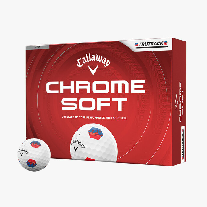 Callaway Callaway Chrome Soft TruTrack Golf Balls 2026 - White - 12-Pack