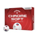 Callaway Chrome Soft TruTrack Golfballen 2026 - Wit - 12 Stuks