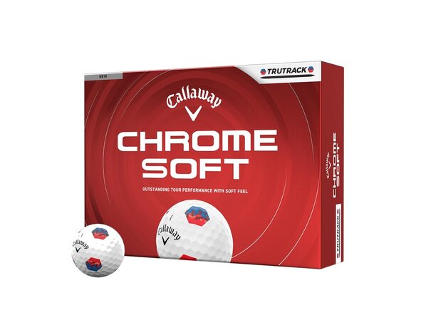 Callaway Callaway Chrome Soft TruTrack Golf Balls 2026 - White - 12-Pack
