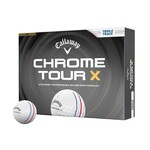 Callaway Chrome Tour X Triple Track Golfbälle 2026 - Weiß - 12 Stück