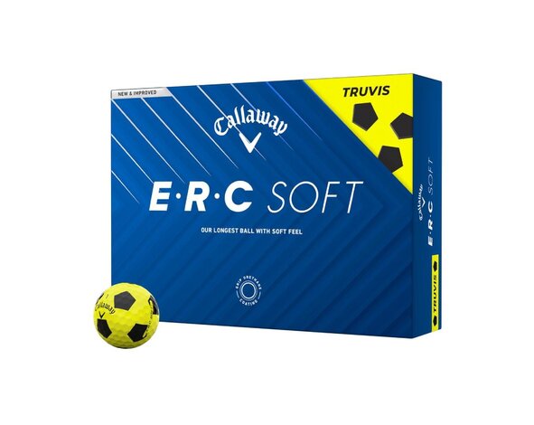 Callaway Callaway ERC Soft Truvis Golfbälle 2025 - Gelb - 12 Stück