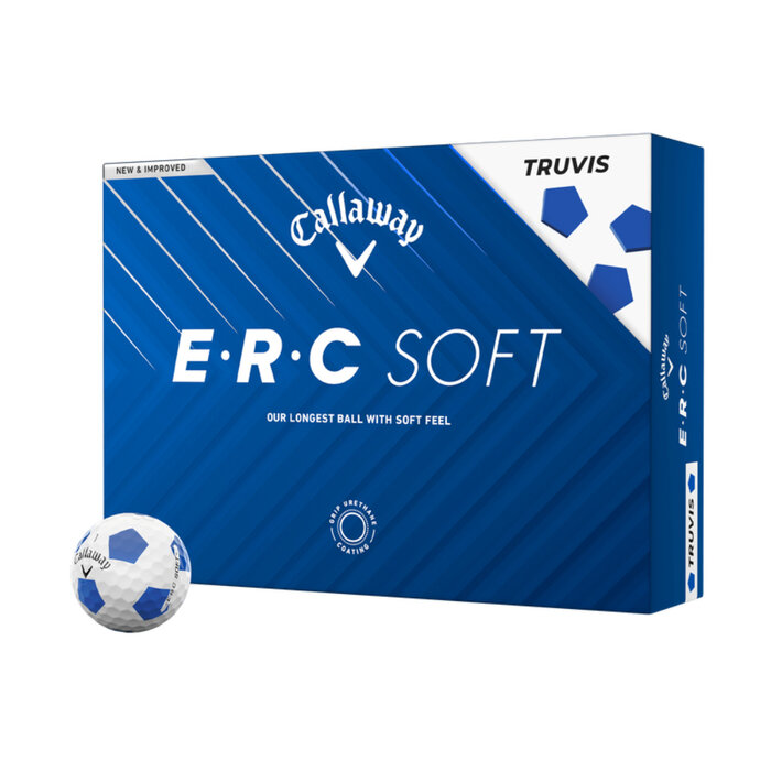 Callaway Callaway ERC Soft Truvis Golf Balls 2025 - Whit Blue - 12-Pack