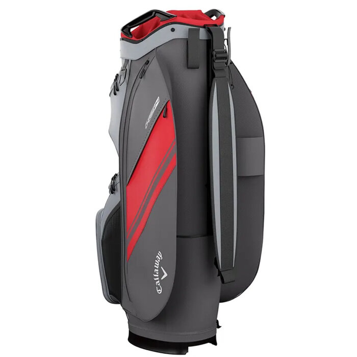 Callaway Callaway Chase 14 Cartbag 2026 - Zilver Grijs Rood