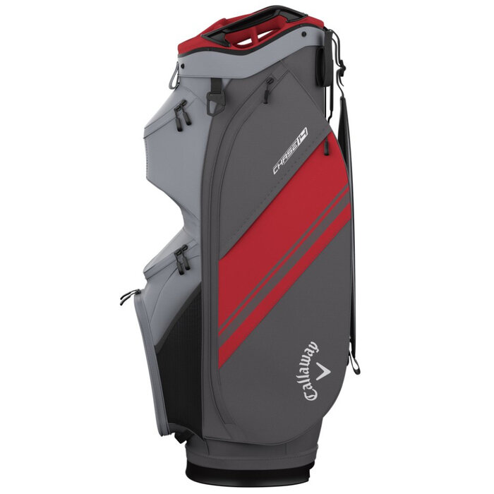 Callaway Callaway Chase 14 Cartbag 2026 - Zilver Grijs Rood