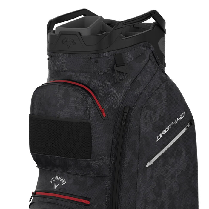 Callaway Callaway Org 14 HD Waterproof Cartbag 2026 - Zwart Rood Camo