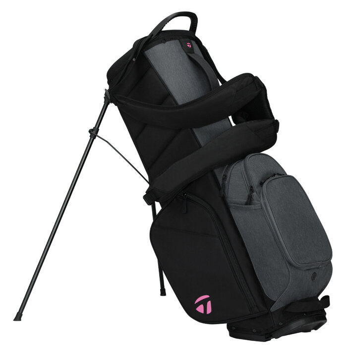 TaylorMade TaylorMade Flextech Crossover Stand Bag 2026 - Grey Black Neon Pink