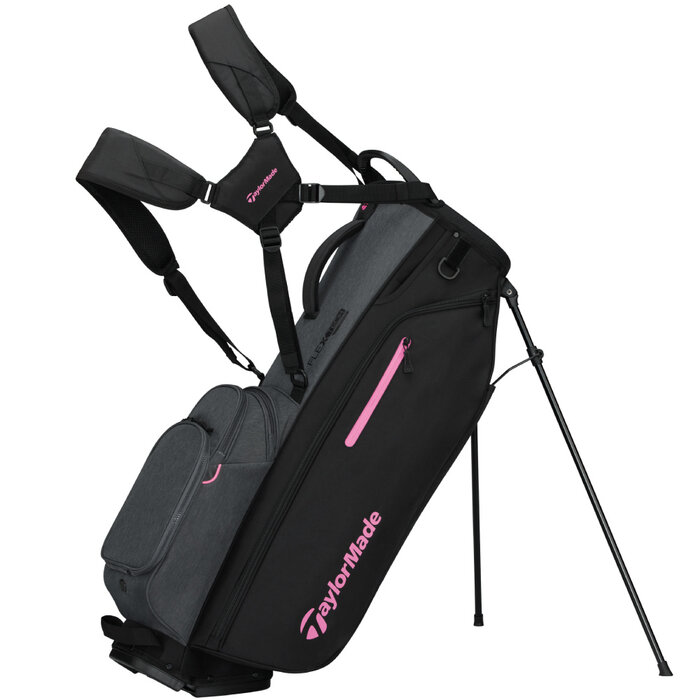 TaylorMade TaylorMade Flextech Crossover Stand Bag 2026 - Grey Black Neon Pink