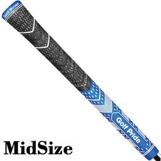 GolfPride GolfPride MultiCompound Plus 4 Teams MIDSIZE Grip - Charcoal Blauw Wit