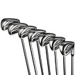 Cobra Cobra DS-Adapt Eisen 5-PW 2025 (Stahlschaft)