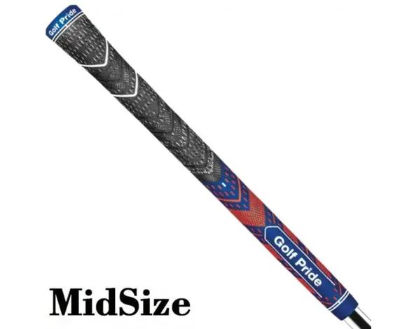 GolfPride GolfPride MultiCompound Plus 4 Teams MIDSIZE Grip - Charcoal Blauw Oranje