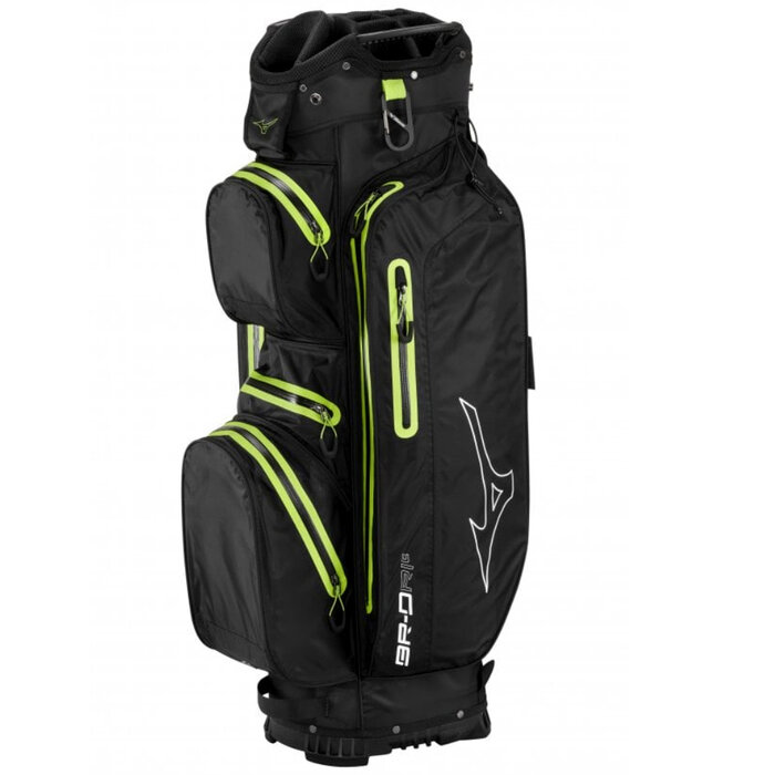 Mizuno Mizuno BR-DRI Waterproof Cart Bag - Black Green
