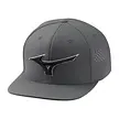 Mizuno Mizuno Tour Flat Snapback Golf Cap - Dark Charcoal