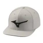 Mizuno Tour Flat Snapback Golf Cap - Grey