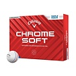 Callaway Callaway Chrome Soft Triple Track Golfbälle 2024 - Weiß - 12 Stück