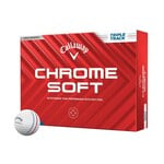 Callaway Chrome Soft Triple Track Balles de golf 2024 - Blanc - 12 Pièces