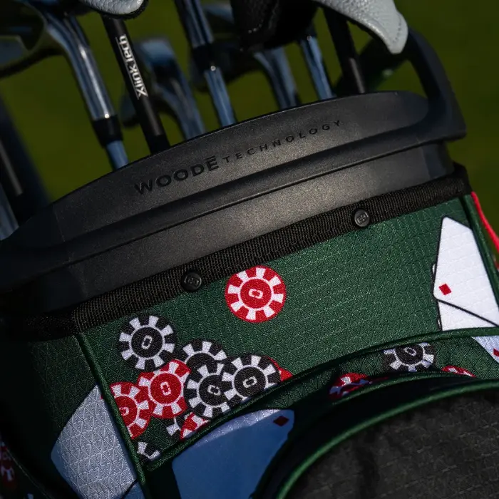 Ogio OGIO All Elements Silencer Waterproof Cartbag 2026 - Groen Rood Wit