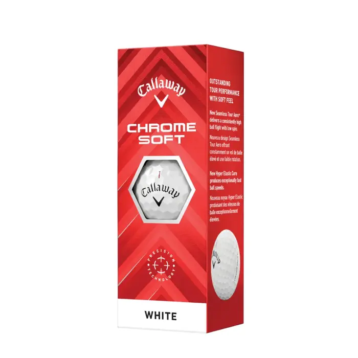 Callaway Callaway Chrome Soft Golfballen 2024 - Wit - 12 Stuks