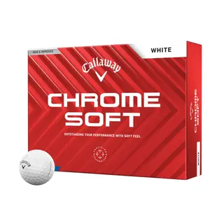Callaway Callaway Chrome Soft Golfbälle 2024 - Weiß - 12 Stück