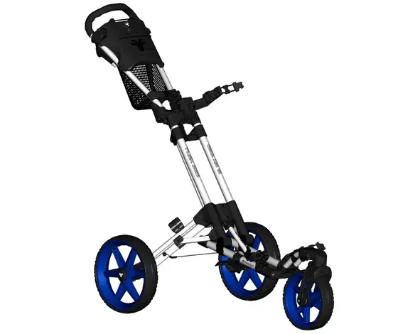 FastFold FastFold Flex 360 Golftrolley - Weiß Blau